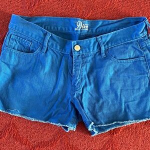 Old Navy Blue Denim Frayed Hem Shorts